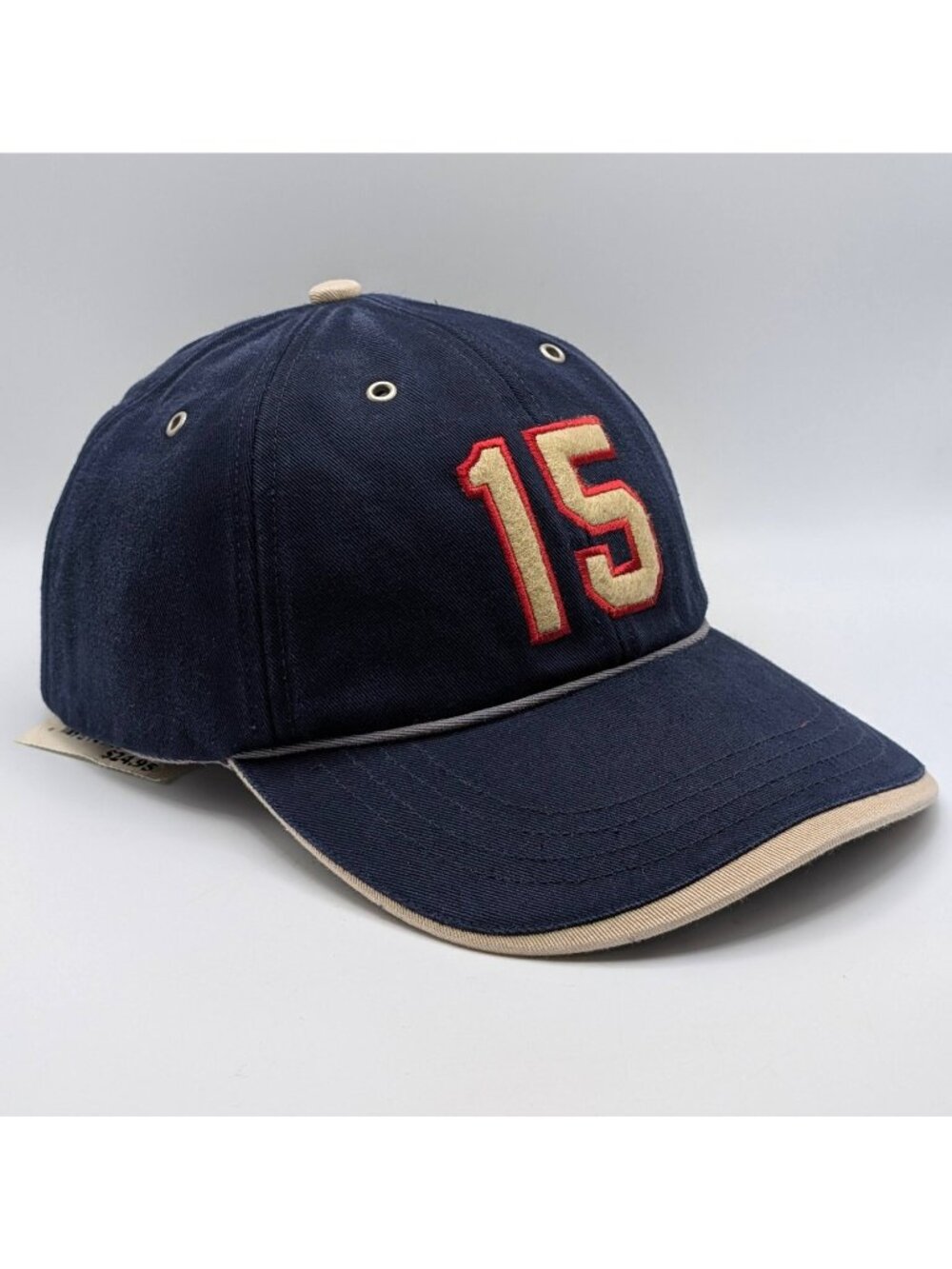 NEW Vintage Roots Athletics Baseball Cap Hat Strap Back Grand Prix #15 Navy Blue